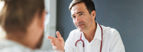 Hypothetical Doctor Talking with a Patient